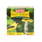Kaytee Finch Station front view showing dome and sock, clear feeding setup benefit