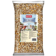 Kaytee front packaging showing 5 lb no-mess blend and easy storage benefit
