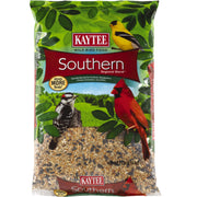 Kaytee bag front view showing product and benefits to attract birds