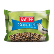 Kaytee front packaging showing brand and ready-to-feed cake benefit