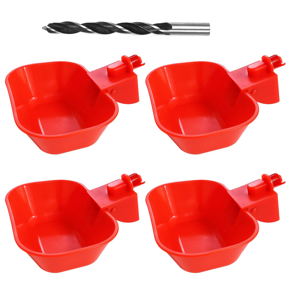 KCLROEO front view of XL waterer cup showing bowl and fill port, reliable hydration