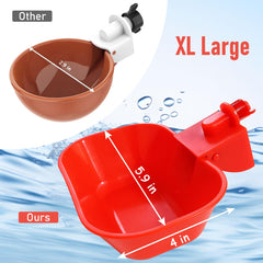 KCLROEO side profile of XL cup highlighting depth and durable construction, long-lasting
