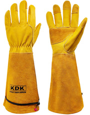 KDK front view gloves showing durable protection and proper fit