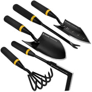 Kemaier front view of full five-piece kit showing durable tools and tidy storage benefit