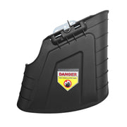 Kerlista front view of deflector chute showing fit and finish for easy replacement