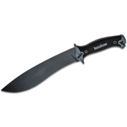 Kershaw Camp 10 front profile showing full-tang strength and matte finish benefit