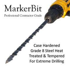 Keyfit Tools MarkerBit double-flute detail clearing debris for efficient drilling