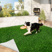 KILCLER front view of turf rug showing neat edges and realistic look for decor