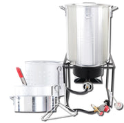 King Kooker full setup showing pots and burner for versatile outdoor cooking