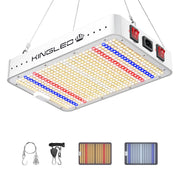 KINGPLUS KING1500 front view showing full panel and LEDs for uniform coverage