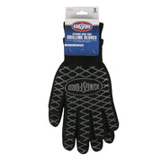Kingsford gloves front packaging showing two-piece set and features benefit