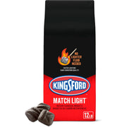 Kingsford Match Light front packaging showing 12 lb bag and branding for quick purchase