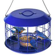 Kingsyard front view of hanging feeder showing elegant shape and quick setup