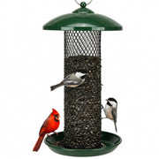 kingsyard front view showing all-metal feeder and hanging loop for durability