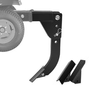 Kingway front view attachment showing hitch and frame for robust mounting