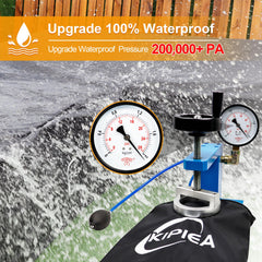 Kipiea adjustable drawstrings cinched tight for secure perimeter fit