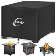 Kipiea front view showing full square cover protecting fire pit