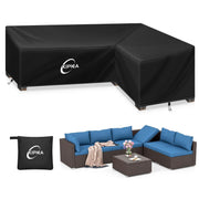 Kipiea front view of right-facing sectional cover showing full fit and protection