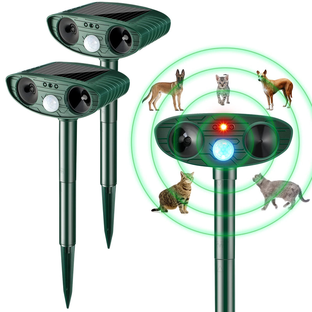 Kittmip front packaging showing two solar repellers and benefits