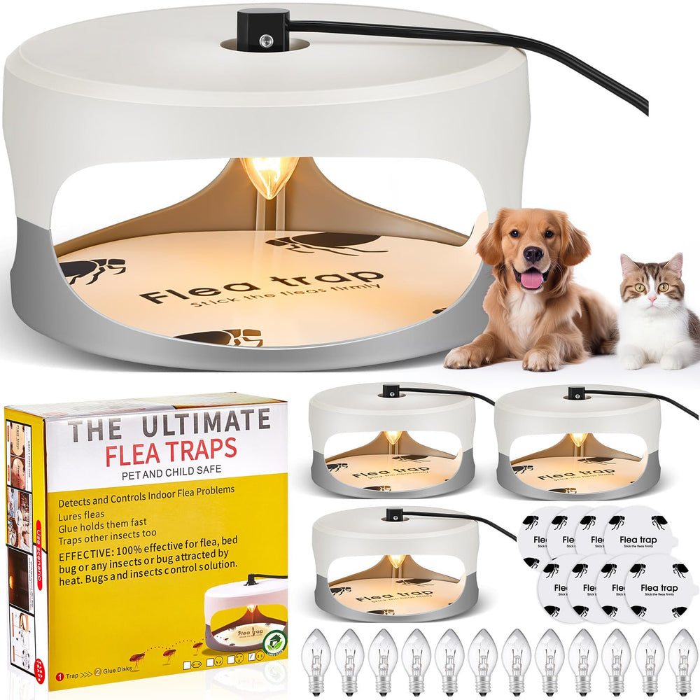 Kittmip front packaging showing four traps and included accessories for easy setup