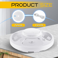 Kittmip trap plugged into USB outlet demonstrating easy power setup and portability