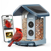 Kiwibit front view mounted on pole showing clear feeder imaging benefit