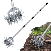 KLDOLLAR front view of rotary cultivator showing full tool and benefits