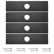 KOCBSYY front view of 4-pack blades showing all components and quick replacement benefit