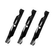 KOFINAM front view of three high-lift blades showing packaging and fit
