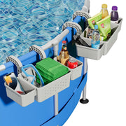 Kompoll front view of basket showing organized storage and quick access