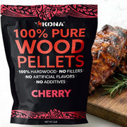 Kona front packaging showing 2 lb bag and branding, highlights convenience