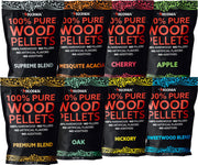 Kona front packaging showing eight 1-pound resealable bags and flavor variety benefits