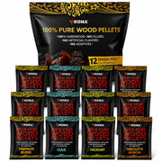 Kona front packaging showing 12 pouches and clear branding for easy selection