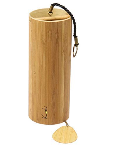 Koshi Chime Air/Aria front view showing elegant hang and bright finish for peaceful sound