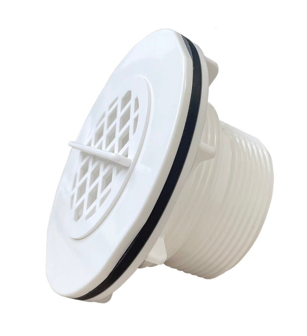 KSJED front-mounted inlet strainer showing neat exterior and secure fit