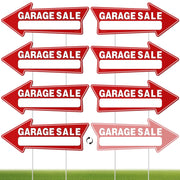 Kuco front view of stacked 7-pack signs showing clear arrows and easy setup benefit