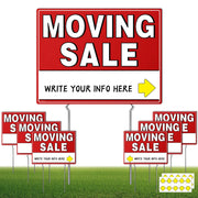 Kuco front view double-sided sign showing bold red graphics for maximum visibility