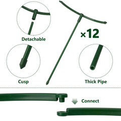 kulusion in-pot tomato support demonstrating plant stability benefit