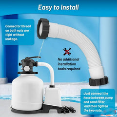 KUMATER hose nut thread detail highlighting secure connection and leak prevention benefit