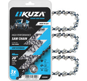 KUZA front packaging of 20-inch chain showing product and benefits