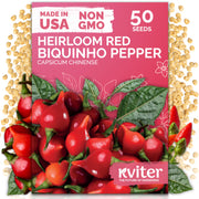 KVITER seed packet front showing variety and benefits
