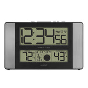 La Crosse Technology front display showing time and outdoor temperature clearly