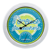 La Crosse Technology front view showing Margaritaville dial and easy reading