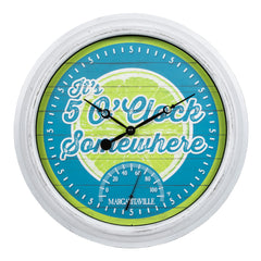 La Crosse Technology front view showing Margaritaville dial and easy reading