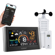 La Crosse Technology console front view clear display and quick readings