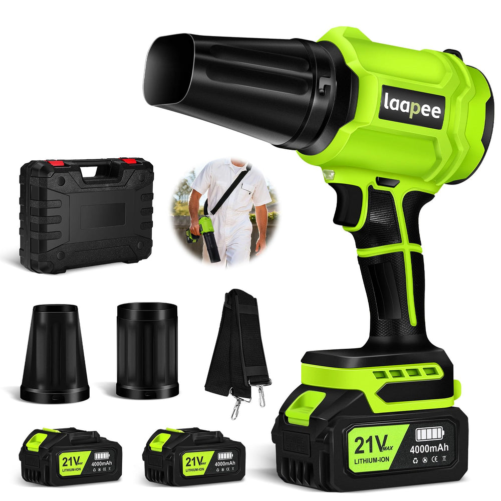 laapee front view handheld blower showing compact design and portability