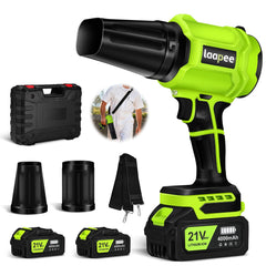 laapee front view handheld blower showing compact design and portability