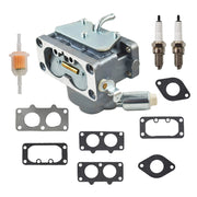 labwork carburetor front view showing mounting flanges and ports for reliable fit