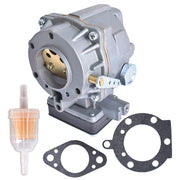 labwork carburetor front view showing clean casting for straightforward replacement