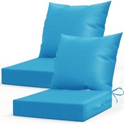 L'AGRATY bright blue front view showing fit and color vibrancy